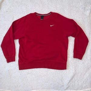 Red Nike sweatshirt